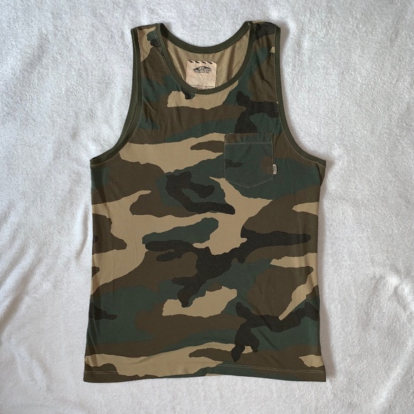 Vans Other - Vans Camo tank top men's size M